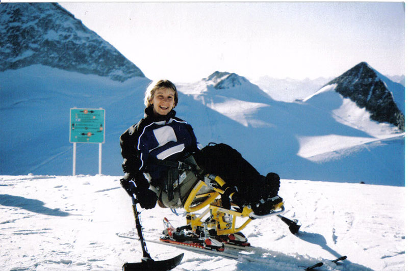 Lyne Tremblay en para ski